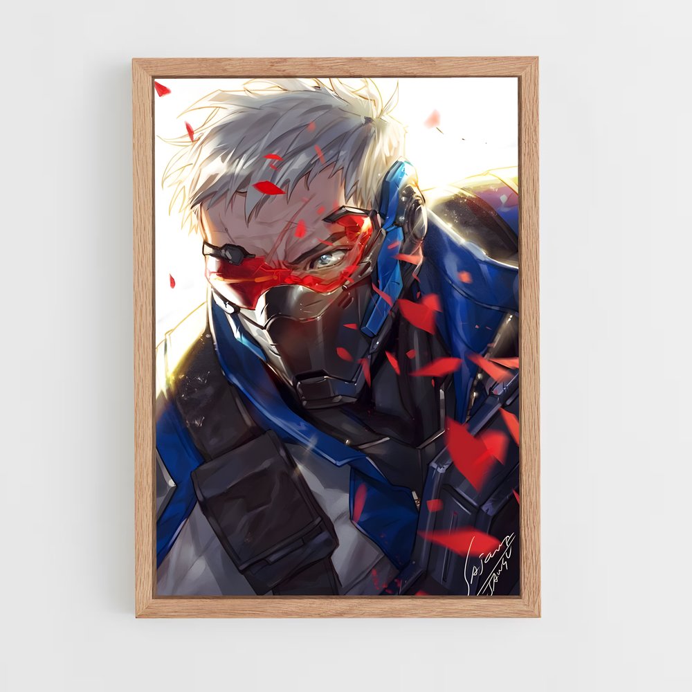Poster L'Œil du Soldat – affiche Overwatch (vue 4)